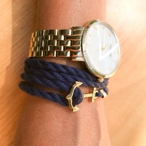 Anchor Yarn Wrap Bracelet- Style On The Spot